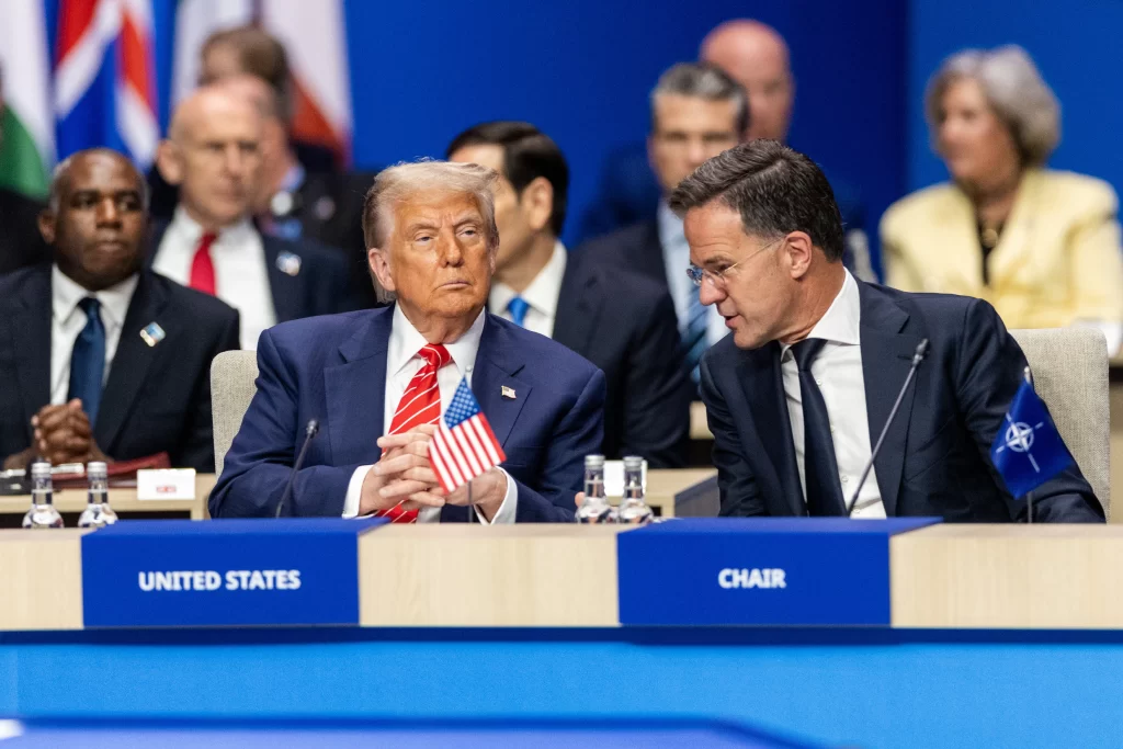 Rutte prijst President Trump
